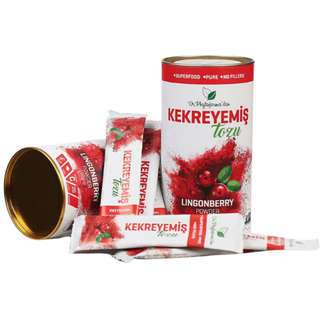 Preiselbeere Pulver - Natürliches Detox-Produkt