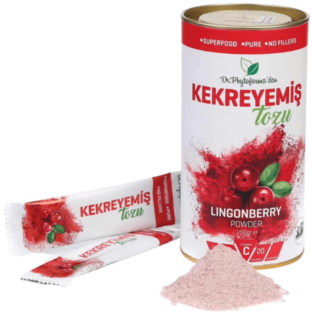 Preiselbeere Pulver - Natürliches Detox-Produkt