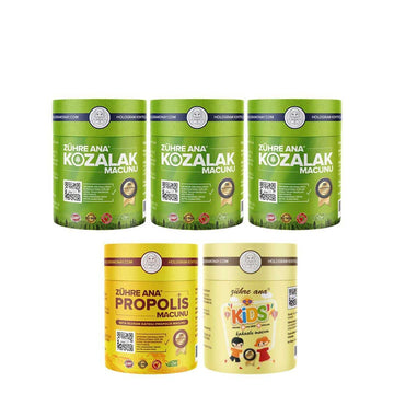 Zühre Ana VIP PAKET 2: 3 Kozalak + 1 Propolis + 1 Kids Macunu